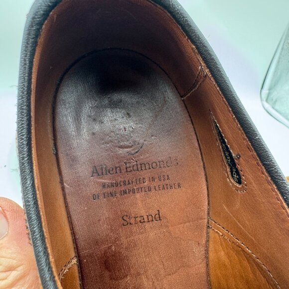Allen Edmonds Strand Cap-toe Oxford Dress Shoe with Combination Tap Sole men’s s - Picture 13 of 16